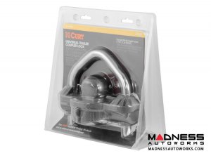 Trailer Hitch Coupler Lock by CURT Manufacturing - 23659 - 1.25" Receiver Tubes